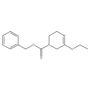5-Ethoxy-3,6-dihydro-2H-pyrazine-1-carboxylic acid benzyl ester Structure