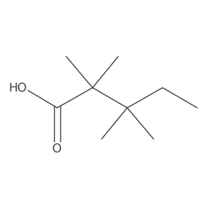 Tetramethyl-pentanoic acid Structure