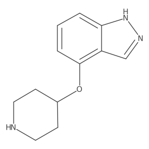 4-(piperidin-4-yloxy)-1H-indazole结构式
