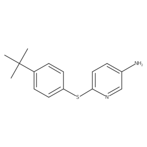 6-[[4-(1,1-Dimethylethyl)phenyl]thio]-3-pyridinamine Structure