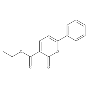 Ethyl 2-oxo-6-phenyl-2h-pyran-3-carboxylate Structure