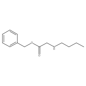 Phenylmethyl N-butylglycinate结构式