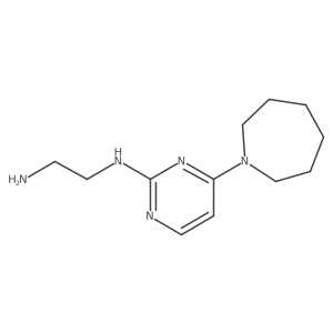 N1-(4-(azepan-1-yl)pyrimidin-2-yl)ethane-1,2-diamine结构式