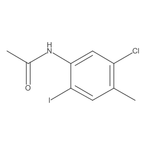 N-(5-chloro-2-iodo-4-methylphenyl)acetamide Structure