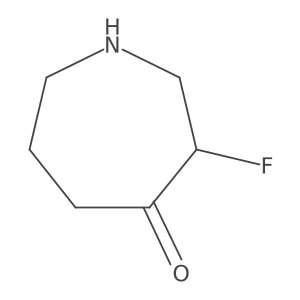 3-Fluoroazepan-4-one Structure