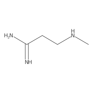 3-(Methylamino)propanimidamide Structure