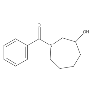 (Hexahydro-3-hydroxy-1H-azepin-1-yl)phenylmethanone结构式