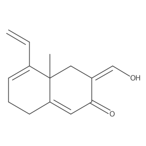 5-Ethenyl-3-hydroxymethylene-4,4a,7,8-tetrahydro-4a-methyl-2(3H)-naphthalenone结构式