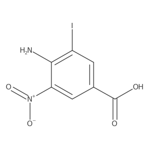 4-Amino-3-iodo-5-nitrobenzoic acid Structure