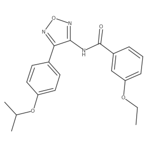 3-ethoxy-N-{4-[4-(propan-2-yloxy)phenyl]-1,2,5-oxadiazol-3-yl}benzamide Structure