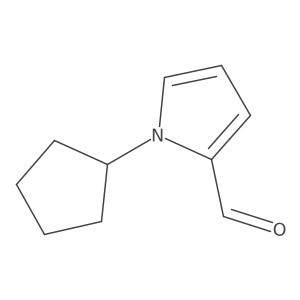 1-cyclopentyl-1H-pyrrole-2-carbaldehyde Structure