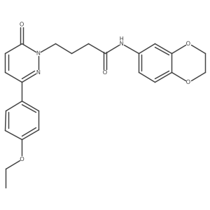 N-(2,3-dihydrobenzo[b][1,4]dioxin-6-yl)-4-(3-(4-ethoxyphenyl)-6-oxopyridazin-1(6H)-yl)butanamide Structure