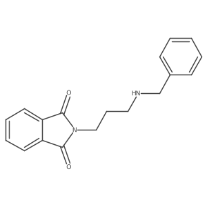 2-(3-(Benzylamino)propyl)isoindoline-1,3-dione Structure