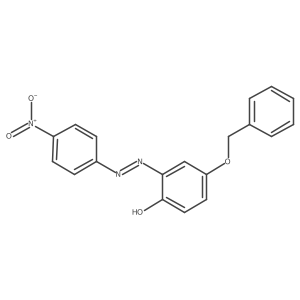 Phenol, 2-[2-(4-nitrophenyl)diazenyl]-4-(phenylmethoxy)- Structure