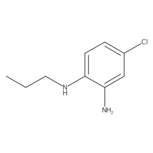 4-chloro-1-N-propylbenzene-1,2-diamine结构式