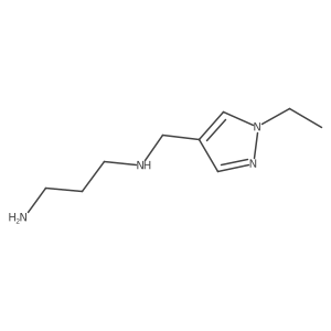 N1-[(1-Ethyl-1H-pyrazol-4-yl)methyl]-1,3-propanediamine结构式