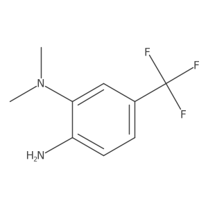 CN(C)c1cc(C(F)(F)F)ccc1N结构式