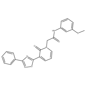 CSc1cccc(NC(=O)Cn2cccc(-c3nc(-c4ccccc4)no3)c2=O)c1结构式