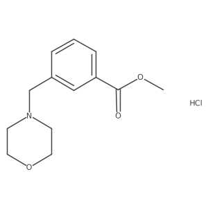 3-(4-Morpholinylmethyl)benzoic acid methyl ester hydrochloride结构式