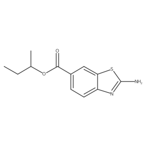 Butan-2-yl 2-amino-1,3-benzothiazole-6-carboxylate Structure
