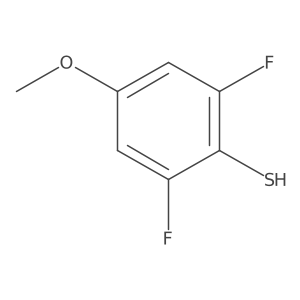 2,6-Difluoro-4-methoxybenzenethiol Structure