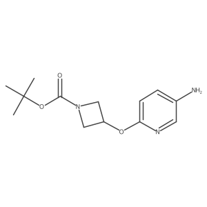 Tert-butyl 3-(5-aminopyridin-2-yloxy)azetidine-1-carboxylate Structure