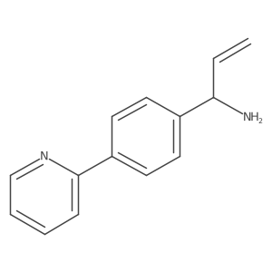 (I+/-R)-I+/--Ethenyl-4-(2-pyridinyl)benzenemethanamine Structure