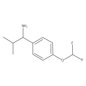 (I+/-S)-4-(Difluoromethoxy)-I+/--(1-methylethyl)benzenemethanamine结构式