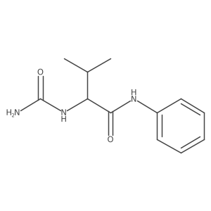 3-Methyl-N-phenyl-2-ureidobutanamide Structure