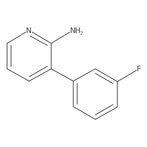 3-(3-Fluorophenyl)pyridin-2-amine Structure