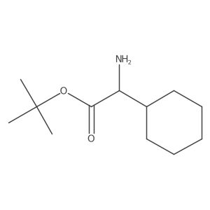 tert-Butyl 2-amino-2-cyclohexylacetate Structure