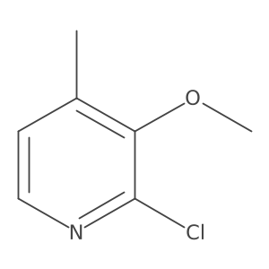 2-Chloro-3-methoxy-4-methylpyridine结构式