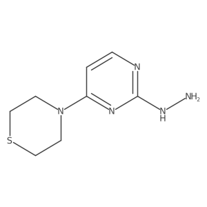 4-(2-Hydrazinylpyrimidin-4-yl)thiomorpholine Structure