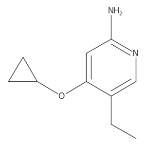 4-Cyclopropoxy-5-ethylpyridin-2-amine Structure