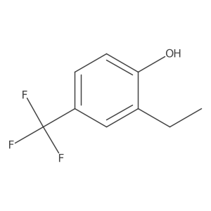 2-Ethyl-4-(trifluoromethyl)phenol Structure