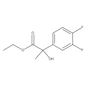 Ethyl 2-(3,4-difluorophenyl)-2-hydroxypropanoate Structure