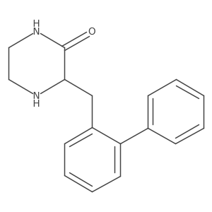 (R)-3-([1,1'-Biphenyl]-2-ylmethyl)piperazin-2-one结构式