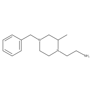 (S)-aminoethyl-4-benzyl-2-methyl piperazin Structure