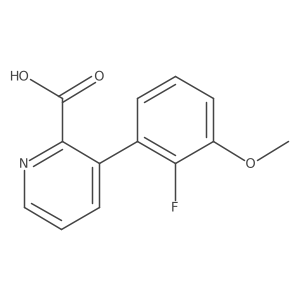 3-(2-Fluoro-3-methoxyphenyl)picolinic acid Structure