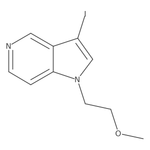 3-Iodo-1-(2-methoxyethyl)pyrrolo[3,2-c]pyridine Structure