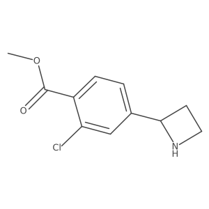 Methyl 4-(azetidin-2-yl)-2-chlorobenzoate Structure
