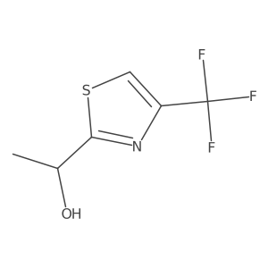 1-(4-(Trifluoromethyl)thiazol-2-yl)ethan-1-ol Structure