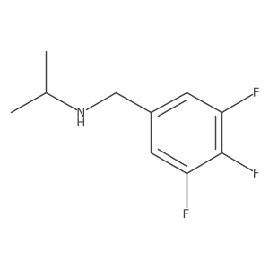 (Propan-2-yl)[(3,4,5-trifluorophenyl)methyl]amine结构式