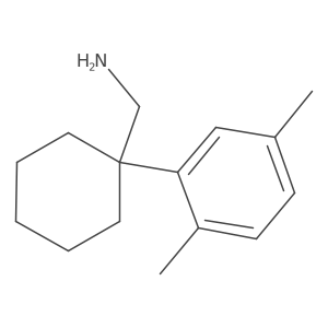 [1-(2,5-Dimethylphenyl)cyclohexyl]methanamine Structure