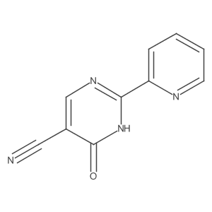 6-Oxo-2-(pyridin-2-yl)-1,6-dihydropyrimidine-5-carbonitrile Structure