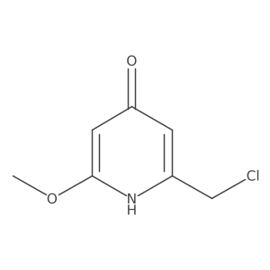 2-(Chloromethyl)-6-methoxypyridin-4-OL Structure