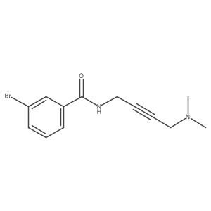 3-bromo-N-(4-(dimethylamino)but-2-yn-1-yl)benzamide Structure