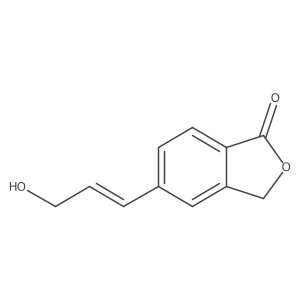 5-[(1E)-3-hydroxyprop-1-en-1-yl]-2-benzofuran-1(3H)-one Structure