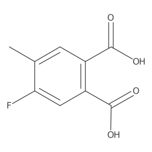 4-Fluoro-5-methylphthalic acid结构式
