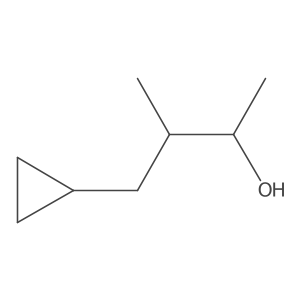 4-Cyclopropyl-3-methylbutan-2-ol结构式